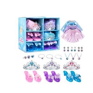 Toyvelt Toddler Girl Toys - Princess Dress Up Shoes and Jewelry Boutique Set